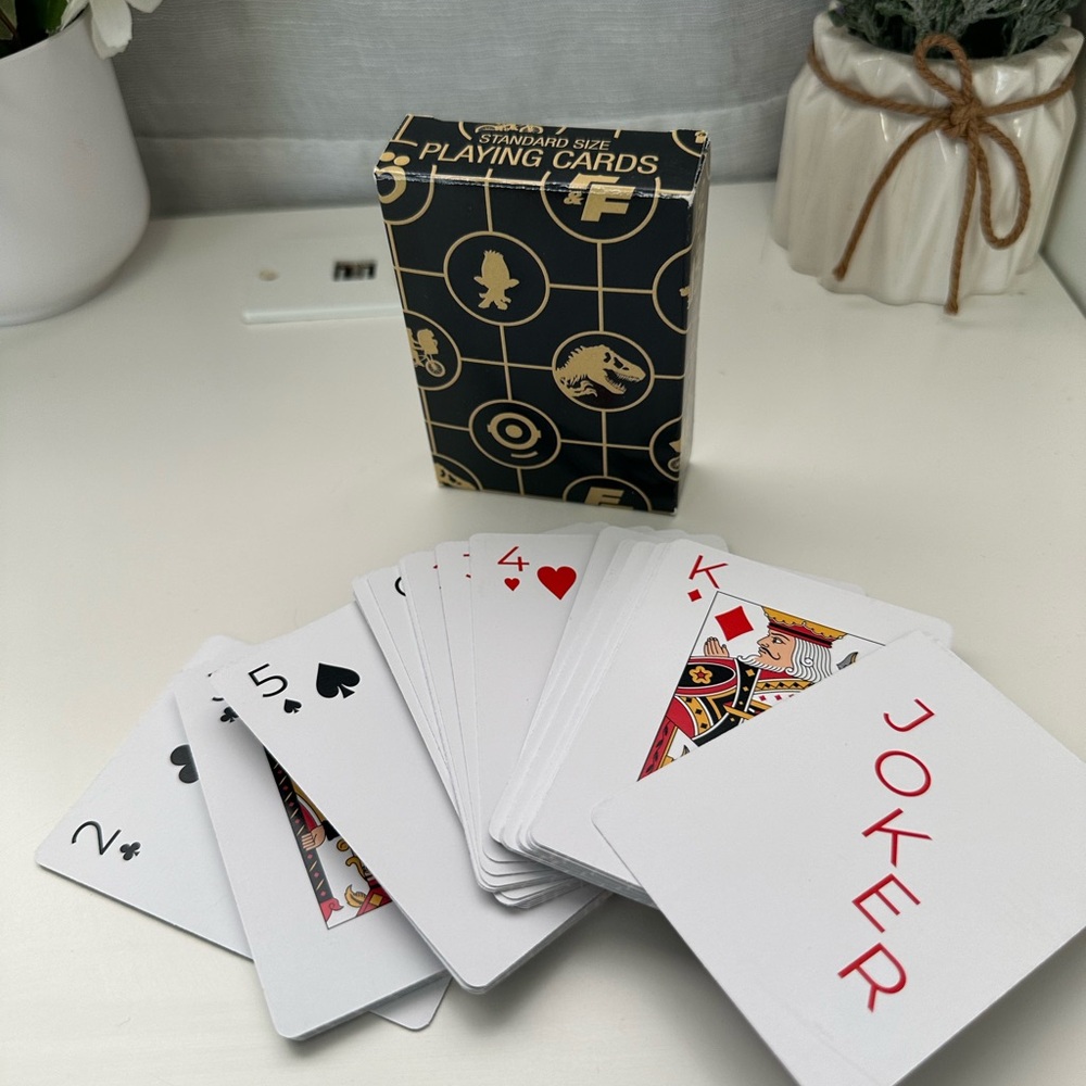 Universal Studios Official Classic Playing Cards Set - Black and White